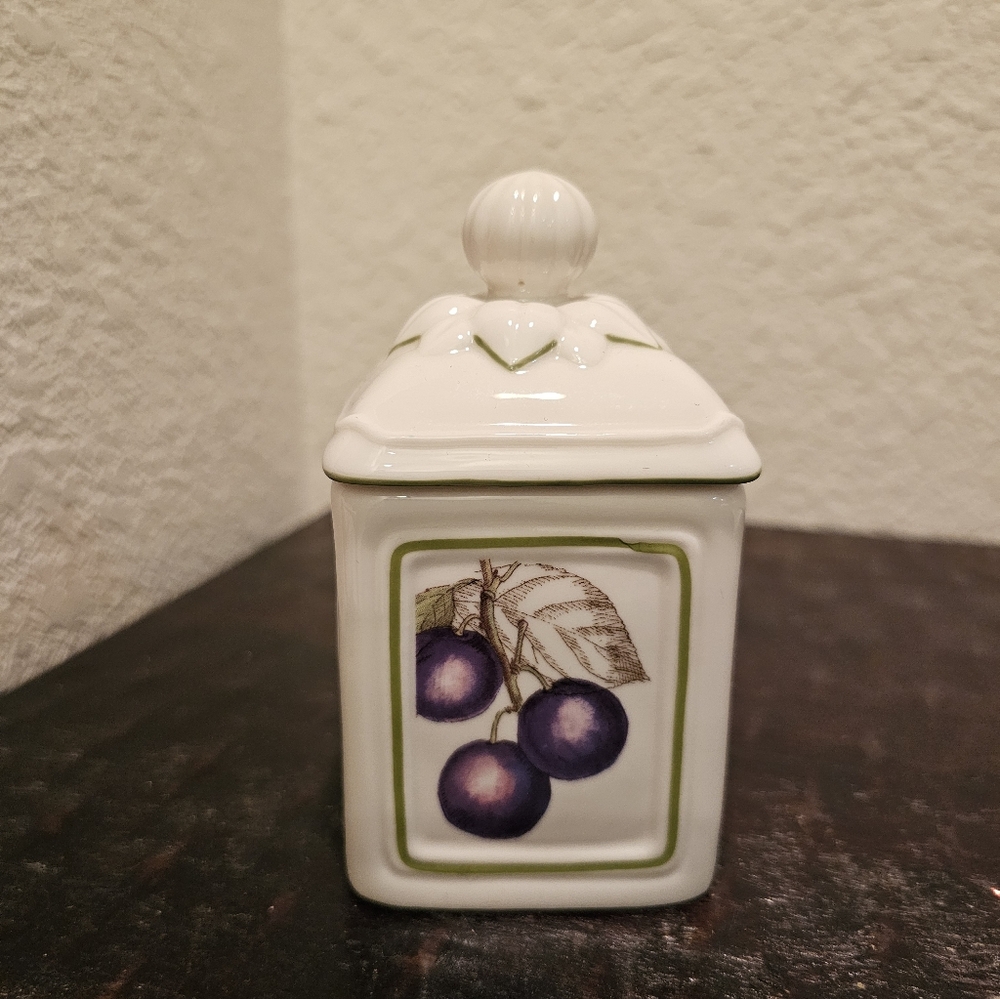 Cascara Charm by Villeroy & Boch Ceramic Pot Jam Jars Set & Tray - Picture 15 of 16